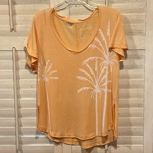 We The Free Orange Short Sleeve Tee